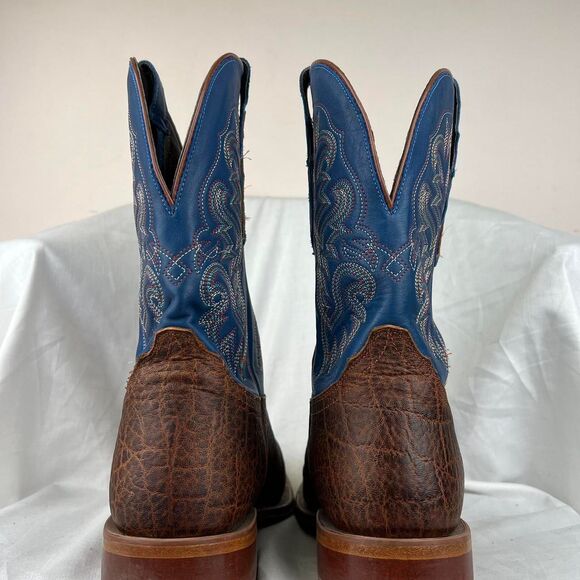 Tony Lama Men's Jinglebob Cognac Square Toe Western Boots TL3020 Size 11.5 D - Picture 6 of 8